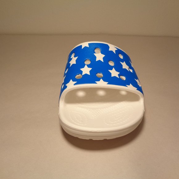 Crocs Size 7 CLASSIC AMERICAN FLAG SLIDE New Shoes main image 9